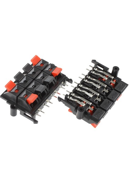 Adet 64X40X20MM 8 Pozisyon Jack Yaylı Yük Hoparlör Terminalleri (Yurt Dışından)