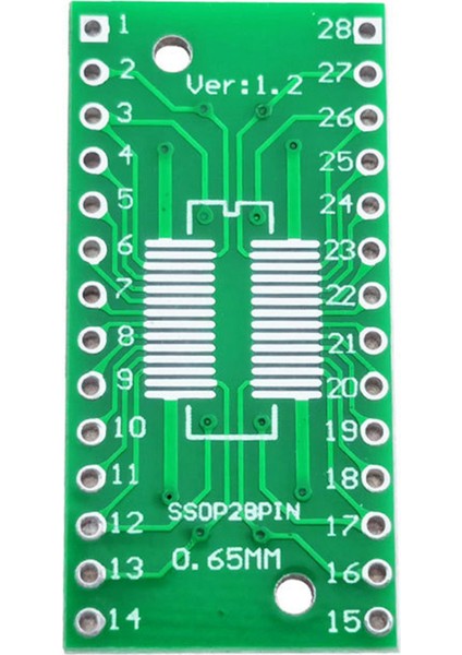50 Adet/lot TSSOP28 SSOP28 SOP28'DEN DIP28'E Transfer Kartı Dıp Pin Kartı Pitch Adaptörü Ic Adaptör Kartı (Yurt Dışından)