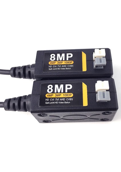 10 Pairs Hd Bnc Video Balun 8mp 1080P 720P Alıcı-Vericiler Utp Cat5 Hd Cvı Tvı Ahd Kamera Için (Yurt Dışından)