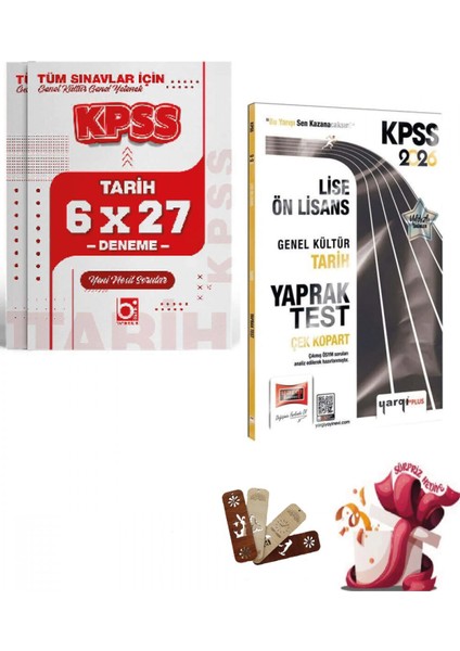 2026 Kpss Lise Ön Lisans Tarih Yaprak Test ve Deneme Seti Yargı V