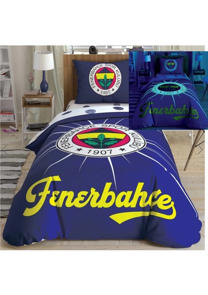 Lisanslı Fenerbahçe Nevresim Takımı Tek Kişilik Lıght Glow