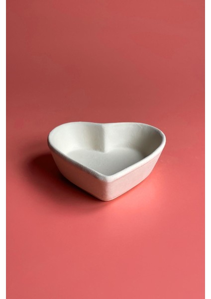 Kalp Çerezlik - Seramik Bisküvi (Ham Ürün)