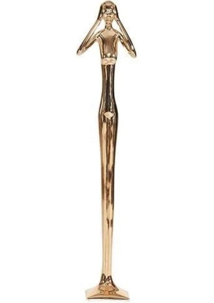 Uzun Biblo (Görmedim) Gold 14X10X73 cm