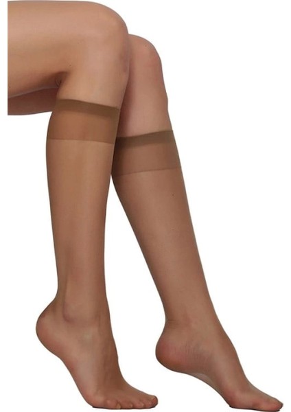 Miraxx Daymod Fit 15 Dizaltı Burunsuz Kadın Çorabı