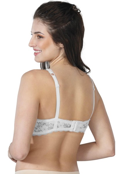 Miraxx Ekru Mı Emay 188 B Pedli Dantelli Telli Toparlayıcı Sütyen fiyatları