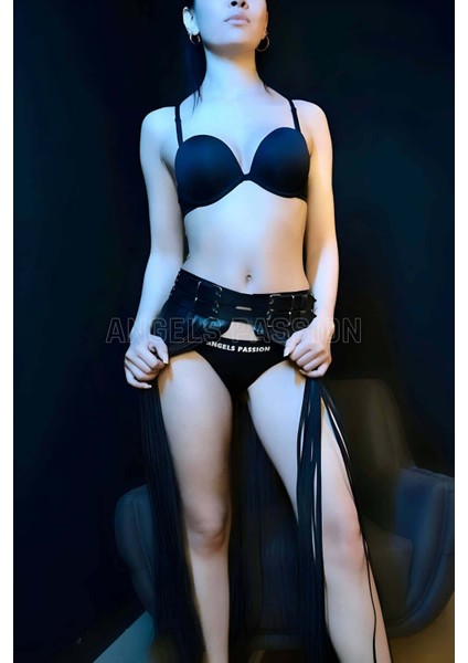 Püsküllü Deri Etek Harness - BRF1090 modelleri