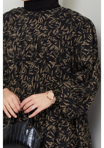 Şık ve Rahat Robalı Büyük Beden Viskon Anne Elbisesi Taş modelleri