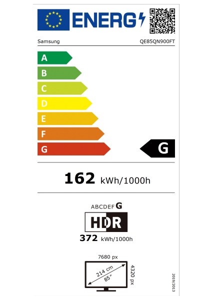 85QN900F 85'' 216 Ekran Uydu Alıcılı 8k Ultra HD Tizen Smart NeoQLED TV