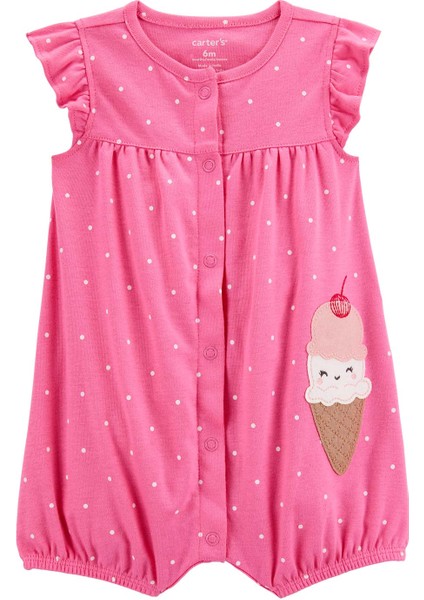 Kız Bebek Kısa Tulum