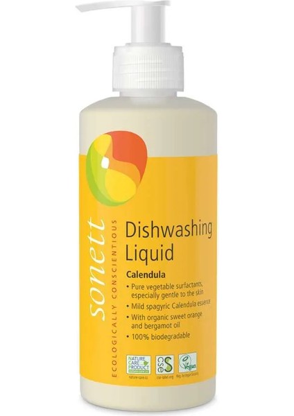 Organik Elde Bulaşık Yıkama Sıvısı- Altıncık Çiçekli 300Ml