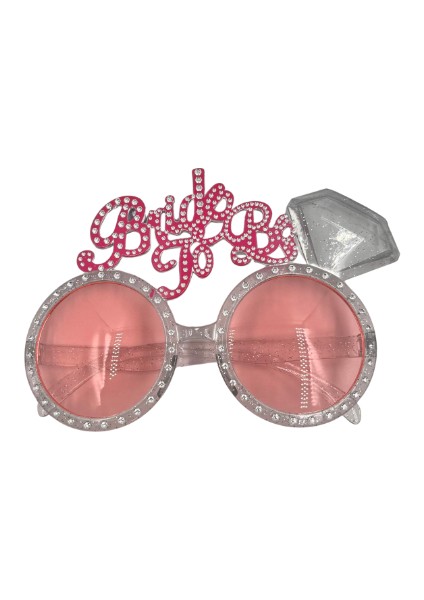 Gözlük Bride To Be Pembe Camlı El yazılı bride