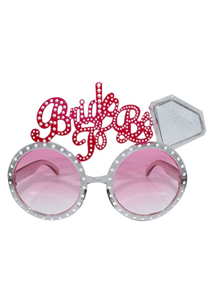 Gözlük Bride To Be Pembe Camlı El yazılı bride modelleri