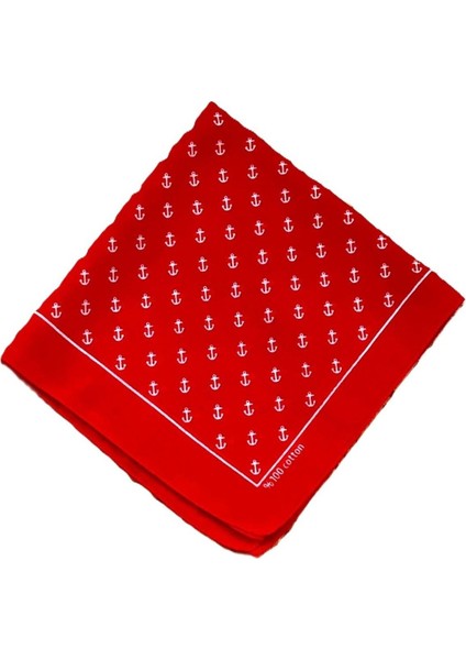100% Pamuklu Çapa Desenli Bandana Kare Pamuklu Kumaş modelleri