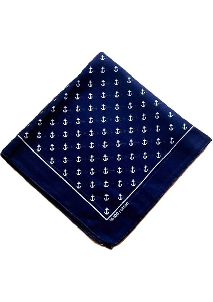 100% Pamuklu Çapa Desenli Bandana Kare Pamuklu Kumaş fırsatları