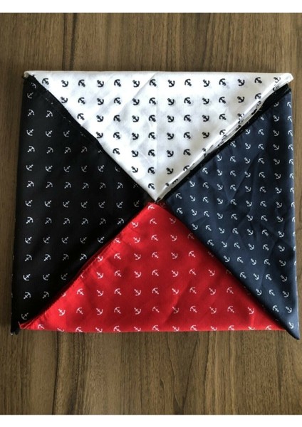 Pamuklu 4 Adet Çapa Desenli Bandana 4 Farklı Renk Pamuklu Kumaş fiyatları