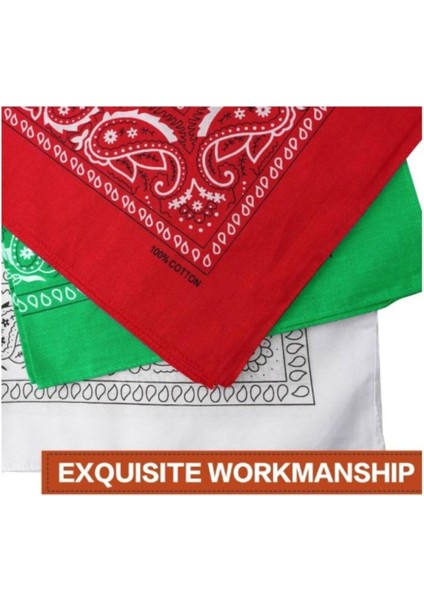 Şal Desenli, Etnik Desen Bandana Seti