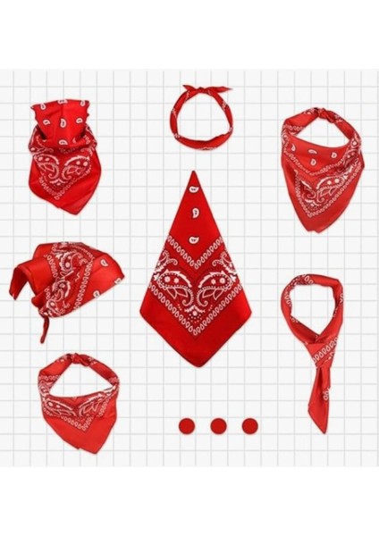 Şal Desenli, Etnik Desen Bandana Seti fırsatları