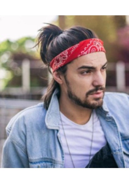Şal Desenli, Etnik Desen Bandana Seti indirimleri