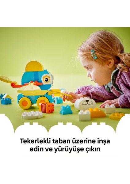 ® Duplo® Kasabası 3’ü 1 Arada Tekerlekli Hayvanlar 10448 - 2 Yaş ve Üzeri Çocuklar Için Eğitici Oyuncak Yapım Seti (58 Parça)