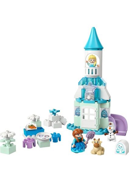 ® Duplo® │ Disney Anna ve Elsa’nın Karlar Ülkesi Şato Partisi 10455 - 2+ Çocuklar Için Eğitici Oyuncak Yapım Seti (54 Pr)
