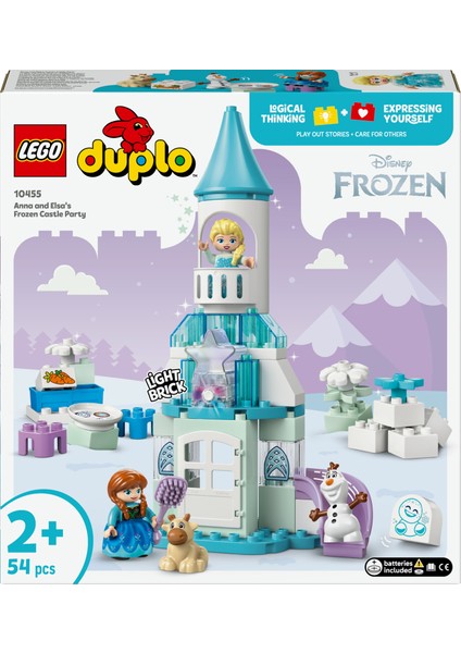 ® Duplo® │ Disney Anna ve Elsa’nın Karlar Ülkesi Şato Partisi 10455 - 2+ Çocuklar Için Eğitici Oyuncak Yapım Seti (54 Pr)
