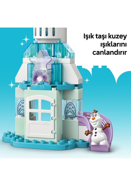 ® Duplo® │ Disney Anna ve Elsa’nın Karlar Ülkesi Şato Partisi 10455 - 2+ Çocuklar Için Eğitici Oyuncak Yapım Seti (54 Pr)