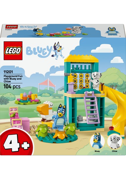 ® Bluey: Bluey ve Chloe ile Oyun Parkı Eğlencesi 11201 - 4 Yaş ve Üzeri Çocuklar Için Yaratıcı Oyuncak Yapım Seti (104 Parça) modelleri