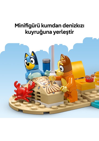 ® Bluey: Bluey’nin Ailece Plaj Gezisi 11202 - 4 Yaş ve Üzeri Çocuklar Için Yaratıcı Oyuncak Yapım Seti (133 Parça)