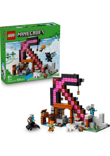® Minecraft® Kazma Madeni 21277 - 8 Yaş ve Üzeri Çocuklar Için Dekoratif Yaratıcı Oyuncak Yapım Seti (530 Parça)