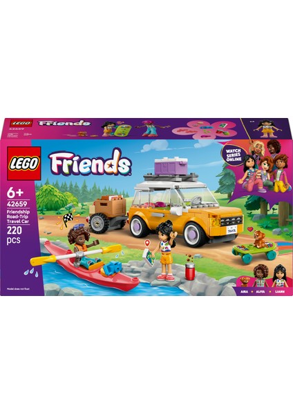 ® Friends Arkadaşlık Seyahat Arabası 42659 - 6 Yaş ve Üzeri Çocuklar Için Yaratıcı Oyuncak Yapım Seti (220 Parça)