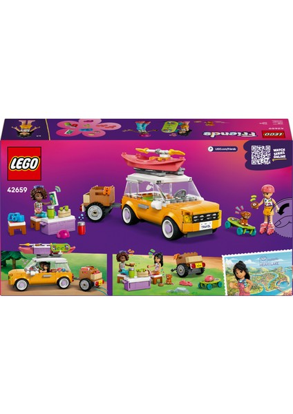 ® Friends Arkadaşlık Seyahat Arabası 42659 - 6 Yaş ve Üzeri Çocuklar Için Yaratıcı Oyuncak Yapım Seti (220 Parça)