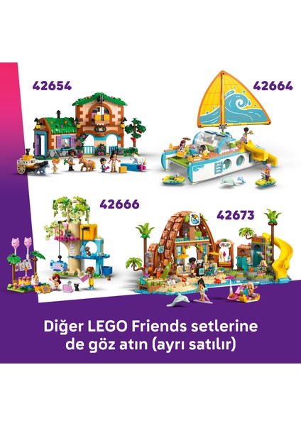 ® Friends Arkadaşlık Seyahat Arabası 42659 - 6 Yaş ve Üzeri Çocuklar Için Yaratıcı Oyuncak Yapım Seti (220 Parça)