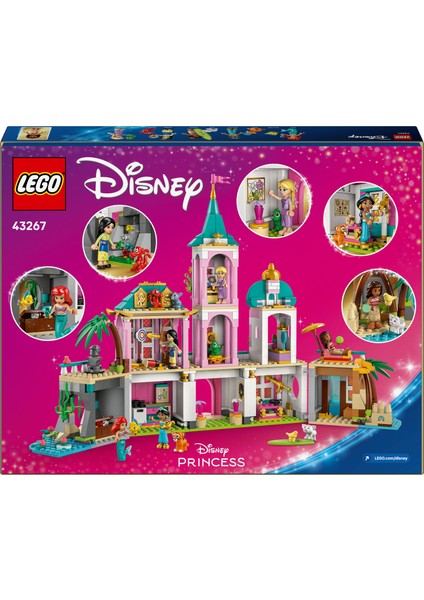 ® Disney Princess ǀ Disney Prenses Şatosu ve Kraliyet Hayvanları 43267 - 6 Yaş ve Üzeri Çocuklar için Yaratıcı Oyuncak Yapım Seti (787 Parça) fırsatları