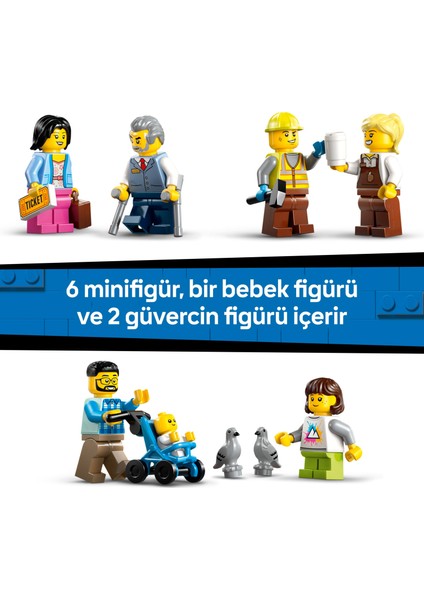 ® City Merkez Tren Istasyonu 60469 - 7 Yaş ve Üzeri Çocuklar Için Yaratıcı Oyuncak Yapım Seti (752 Parça)