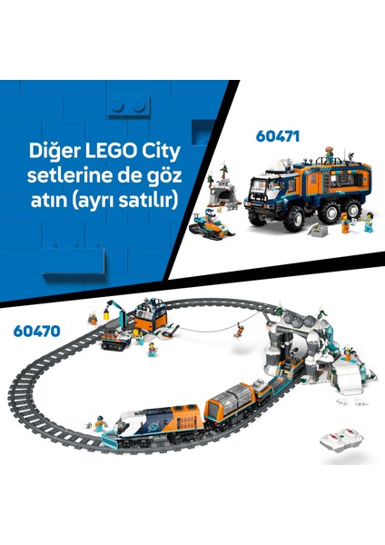 ® City Merkez Tren Istasyonu 60469 - 7 Yaş ve Üzeri Çocuklar Için Yaratıcı Oyuncak Yapım Seti (752 Parça)
