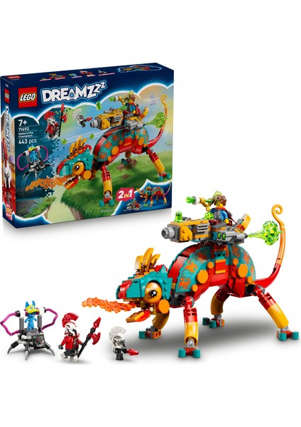® Dreamzzz™ Mateo’nun Ateş Bukalemunu 71492 - 7 Yaş ve Üzeri Çocuklar Için Yaratıcı Oyuncak Yapım Seti (443 Parça)