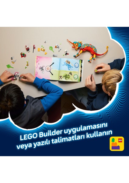 ® Dreamzzz™ Mateo’nun Ateş Bukalemunu 71492 - 7 Yaş ve Üzeri Çocuklar Için Yaratıcı Oyuncak Yapım Seti (443 Parça)