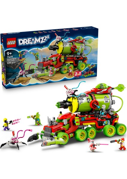 ® Dreamzzz™ Mateo’nun Sprey Boya Kamyonu 71499 - 9 Yaş ve Üzeri Çocuklar Için Yaratıcı Oyuncak Yapım Seti (929 Parça)
