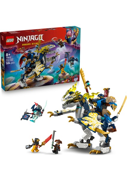 ® Nınjago® Rogue’un Robot Ejderha Binicisi 71843 - 8+ Çocuklar Için 4 Minifigür Içeren Yaratıcı Oyuncak Yapım Seti (584 Pr)