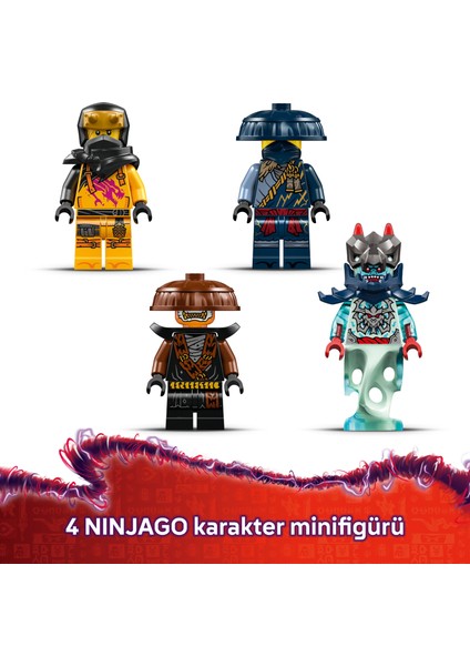 ® Nınjago® Rogue’un Robot Ejderha Binicisi 71843 - 8+ Çocuklar Için 4 Minifigür Içeren Yaratıcı Oyuncak Yapım Seti (584 Pr)