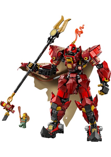 ® Nınjago® Ateş Şövalyesi Robotu 71846 - 14 Yaş ve Üzeri Çocuklar Için Minifigür Içeren Yaratıcı Oyuncak Yapım Seti (996 Pr)