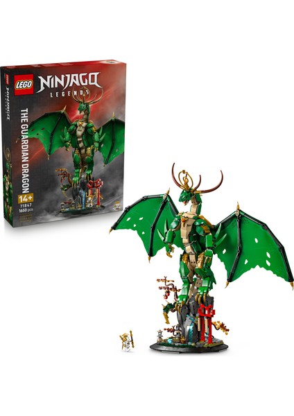 ® Nınjago® Muhafız Ejderha 71847 - 14 Yaş ve Üzeri Için Usta Wu Minifigürü Içeren Yaratıcı Oyuncak Yapım Seti (1650 Parça)