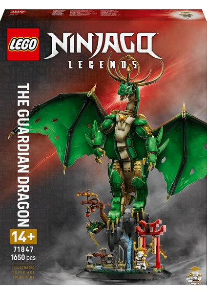 ® Nınjago® Muhafız Ejderha 71847 - 14 Yaş ve Üzeri Için Usta Wu Minifigürü Içeren Yaratıcı Oyuncak Yapım Seti (1650 Parça)