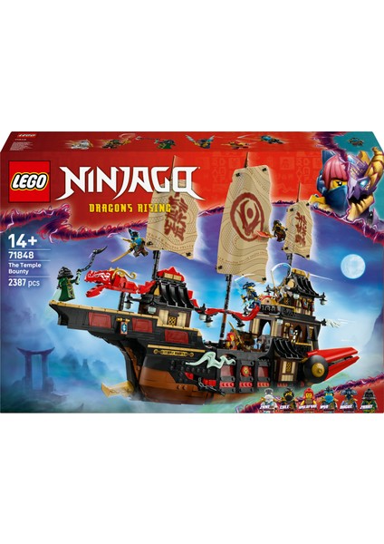 ® Nınjago® Tapınak Ödülü 71848 - 14 Yaş ve Üzeri Için Cole Dahil 6 Minifigür Içeren Yaratıcı Oyuncak Yapım Seti (2387 Parça)