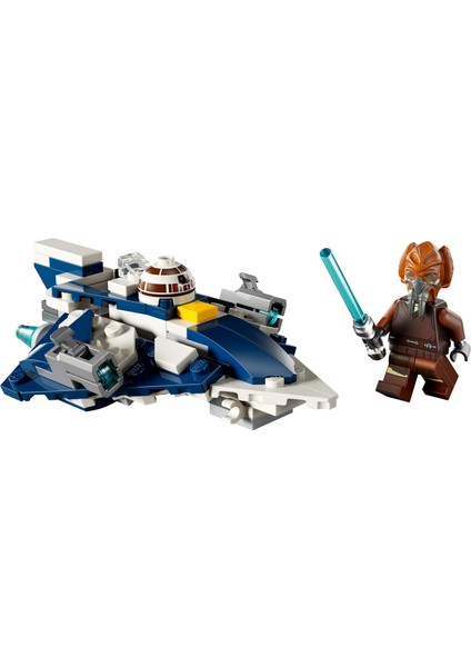 ® Star Wars: Klon Savaşları Plo Koon'un Jedi Starfighter™ Mikro Savaşçısı 75400 - 6+ Çocuklar Için Oyuncak Yapım Seti (89 Pr)