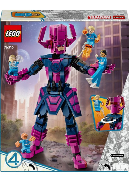 ® ǀ Marvel Fantastik Dörtlü, Galactus Yapım Figürüne Karşı 76316 - 9+ Çocuklar Için Yaratıcı Oyuncak Yapım Seti (427 Parça) fırsatları