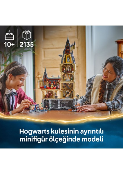 ® Harry Potter™ Hogwarts™ Şatosu: Ana Kule 76454 - 10 Yaş ve Üzeri Çocuklar Için Yaratıcı Oyuncak Yapım Seti (2135 Parça)