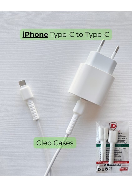 iPhone Type-C to Type-C Şarj Kablo Ucu Koruyucu