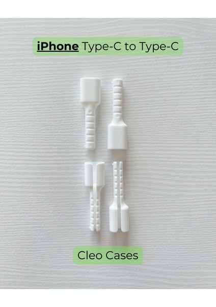 iPhone Type-C to Type-C Şarj Kablo Ucu Koruyucu
