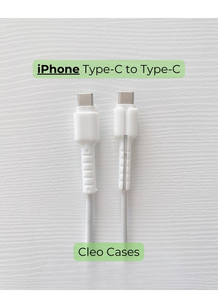 iPhone Type-C to Type-C Şarj Kablo Ucu Koruyucu